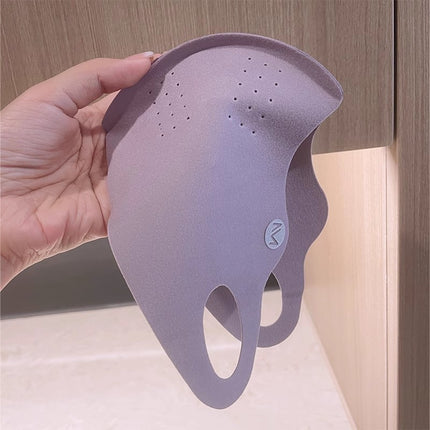 Autumn and winter collagen warm velvet breathable simple solid color warm mask windproof dustproof riding mask moisturizing beauty