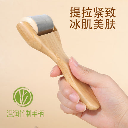 Cross-Border Stainless Steel Ice Roller Facial Massager Facial Lifting Firming Beauty Care Detachable Cold Compress Device Ice Compress