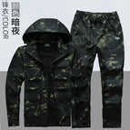 622 velvet waterproof jacket set [dark night flower type] / 165