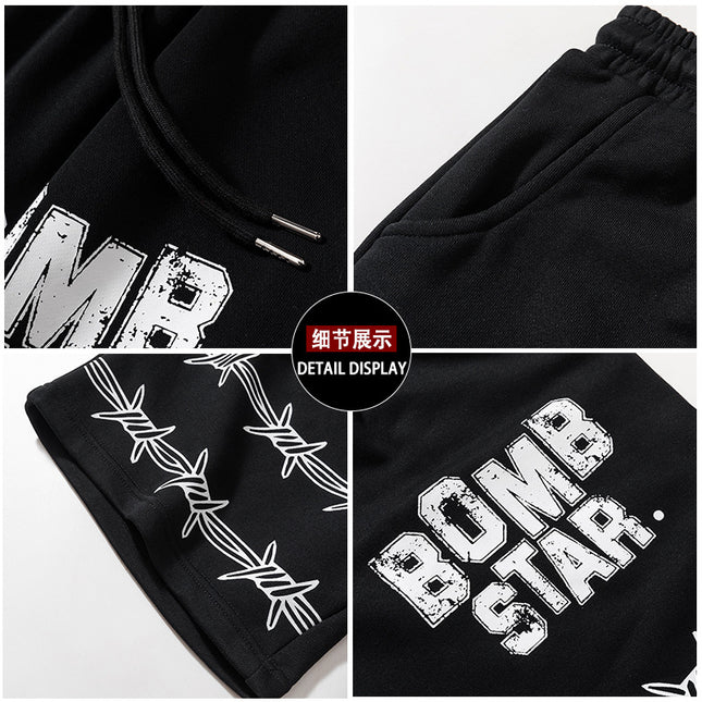 Unisex Summer Shorts for Couples, American Street Style, Loose-Fitting Sports Pants, Basketball Casual Summer Lightweight Cross-Border Products