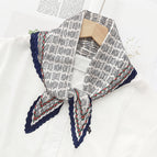 L024-068-04 navy blue / 70cm wrinkled square towel