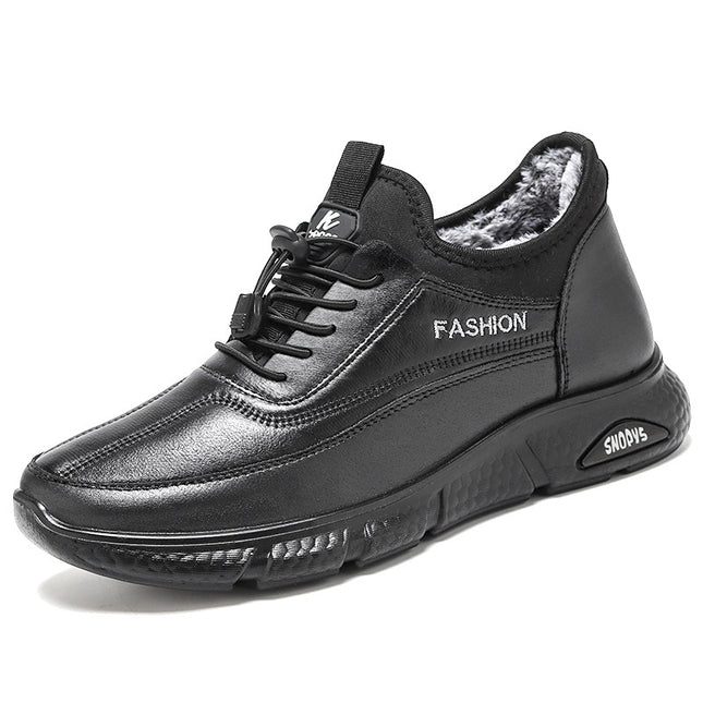Men's Cotton Shoes, Winter Sports Shoes, Export Cotton Shoes Wholesale, Fleece-Lined and Thickened Men's Winter Boots, Warm Snow Boots