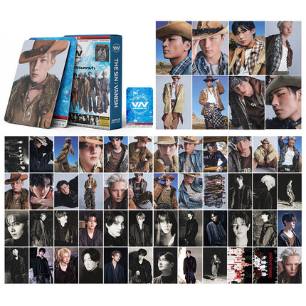 Korean Star 55 Boxed Small Cards Stray (g) I-Dle Ive Ateez Collection Lomo Cards Cross-Border