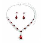 907 red two-piece set