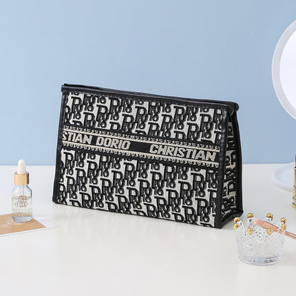 New Houndstooth Cosmetic Bag Large Capacity Ins Style Satchel Cosmetic Cosmetics Bag Satchel Travel Toiletry Bag