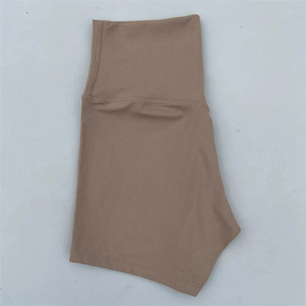 Dopamine Color Yoga Shorts Tight-Fitting High-Elastic Breathable Nude Sports Three-Point Bottoming Shorts Safety Pants