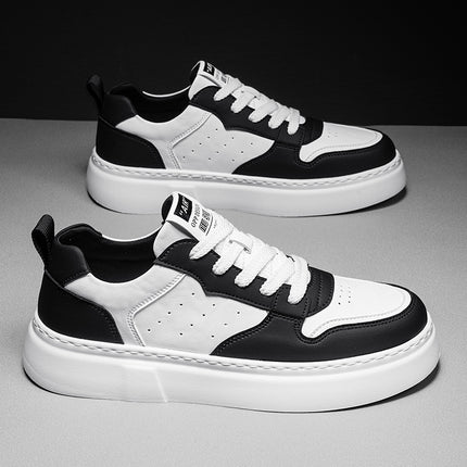2024 New Microfiber leather breathable cold-Stick Sports Board shoes fashionable all-Match platform casual high quality men's shoes