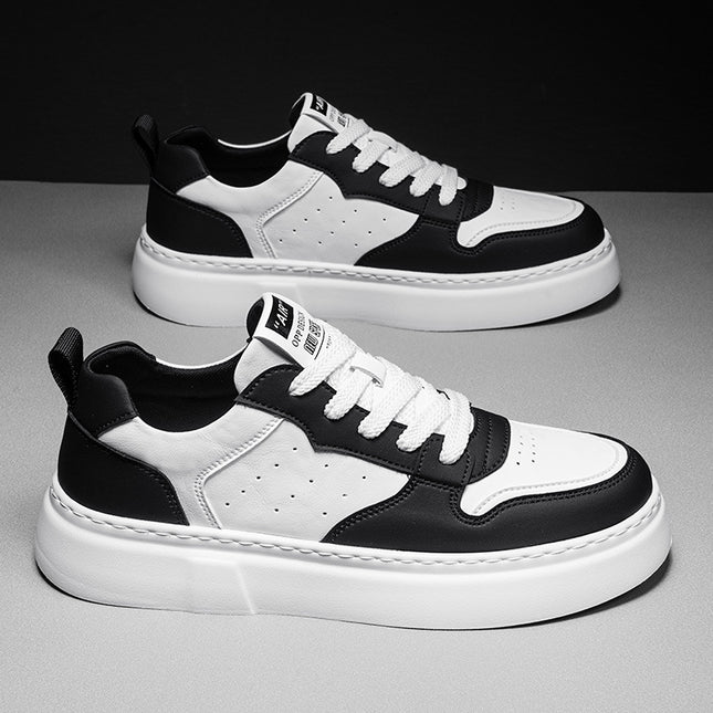 2024 New Microfiber leather breathable cold-Stick Sports Board shoes fashionable all-Match platform casual high quality men's shoes
