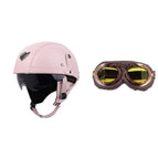 L size / K328 pink helmet+01 yellow film