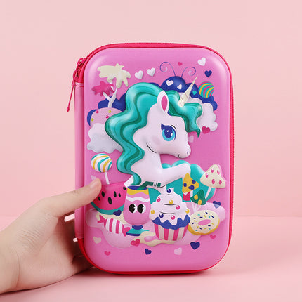 Eva Pencil Box 3D Stereo Large-Capacity Kidsren's Pencil Bag Multi-Functional Student Stationery Popular Pencil Box Waterproof