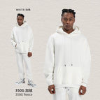 Sweatshirt (hooded style)-white / XL