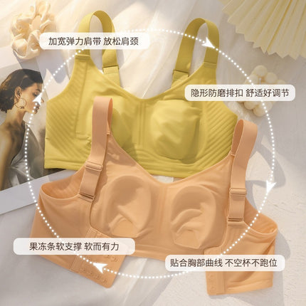 Large Bust Minimizing Bra for Women, Summer Seamless Anti-Sagging Plus Size Breast Reduction Bra, Cross-Border Hot Selling