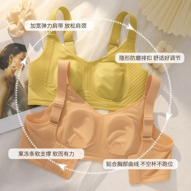 Large Bust Minimizing Bra for Women, Summer Seamless Anti-Sagging Plus Size Breast Reduction Bra, Cross-Border Hot Selling