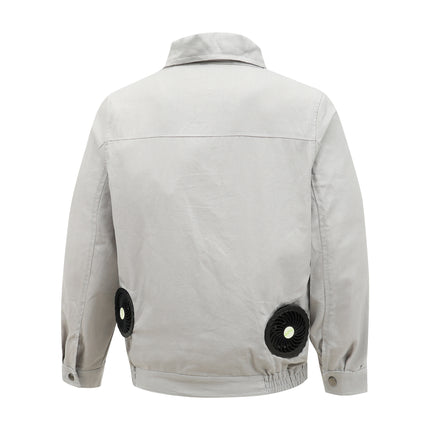 Heatstroke Prevention and Cooling Air Conditioning Clothes Men's Work Clothes Refrigeration with Fan Charging Site Labor Protection Clothes Welder Jacket