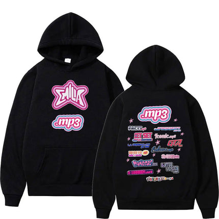 Emilia Mernes Mp3 Tour 2024 Print Hoodie Men Women's Retro H