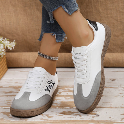 Foreign Trade Cross-Border Retro Moral Training Casual Shoes for Women 2025 Spring and Autum New Retro Leather Sports Shoes and Sneakers
