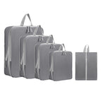 Gray [shoe bag] five-piece set [shoe bag + extra large + large + medium + small]