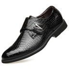 Black buckle single-layer shoes / 38