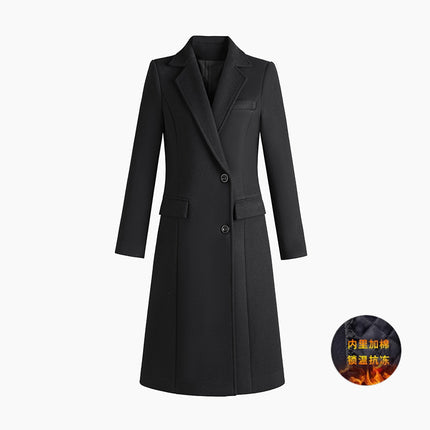 Sales Department work clothes coat female winter professional woolen coat bank jewelry store hotel front desk work clothes formal wear