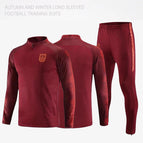 [set] 818 chinese red-half zipper / L