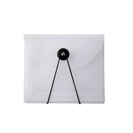 Strap PP material transparent hand account sticker storage book A6 mini Office folder multi-layer business card bill holder