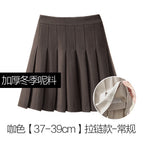 Khaki [regular] thickened woolen material / XS