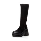 8220-10 black single lining below the knee / 38