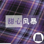 Sweetheart storm plaid skirt / XS