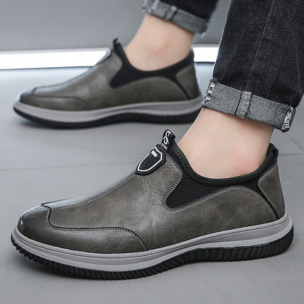 2022 Spring and Autumn Soft Peas Shoes Men's Casual Driving Shoes Soft Sole Fashionable All-match Sneakers Board Shoes