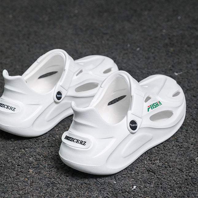 Summer New Eva Clogs Casual Outdoor Slip-On Comfortable Breathable Lightweight Outdoor Closed-Toe Beach Shoes Men's Shoes