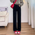 Black nine-point pants / XS
