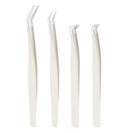 Eyelash tweezers grafting false eyelash tweezers high precision eyelash tweezers grafting eyelash clip eyelash stainless steel tweezers