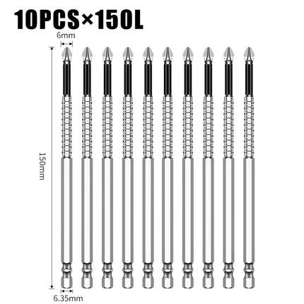 K5 Anti-Slip Bit S2 Magnetic 5A Black Anti-Slip Cross Bit Hand Electric Drill Electric Screwdriver High Hardness