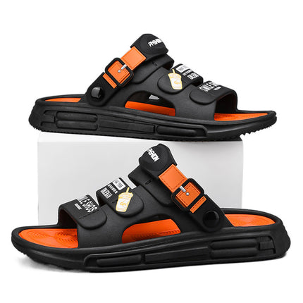Sandals Men's Summer Outdoor Driving Two-Wear Office Casual Slippers Breathable Lightweight Beach Sandals