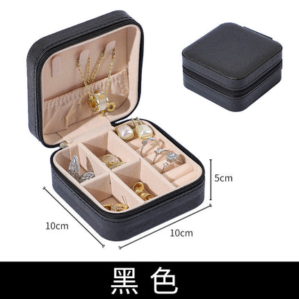 Jewelry Box earrings necklace ring packing box portable beauty storage box jewelry box factory wholesale