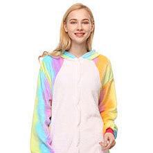 Cross-Border Wholesale Flannel Unicorn Onesie Pajamas Cartoon Animal Cute New Style Adult Cross-Border Loungewear