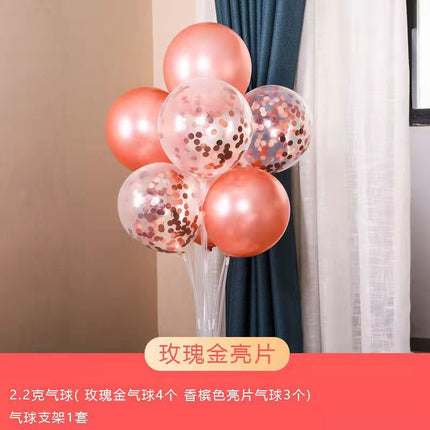 Table floating balloon decoration suit desktop decoration business Super activity birthday party banquet decoration engagement gift balloon