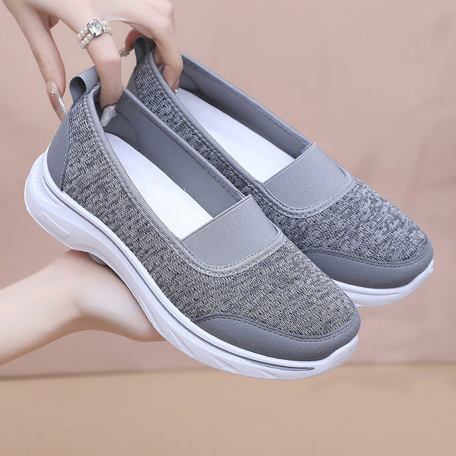 Shoes for Women 2025 Spring & Fall New Women's Shoes Flats Women's Soft Soles That Are Not Tiring for Feet, One-Legged Mother's Shoes, Fashionable Women's Shoes