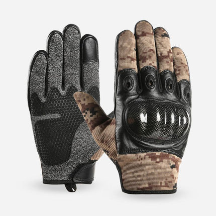 Motorcycle Riding Gloves, Level 5 Cut-Resistant, Men's Full-Finger Outdoor Sports Climbing Non-Slip Special Forces Training Tactics