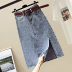 Denim skirt [single piece] / M [recommendation 40-50kg ]