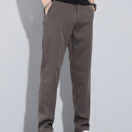Cross-Border Trade Spring and Autumn New Lyocell Men's Versatile Light Business Casual Pants, Simple and Versatile