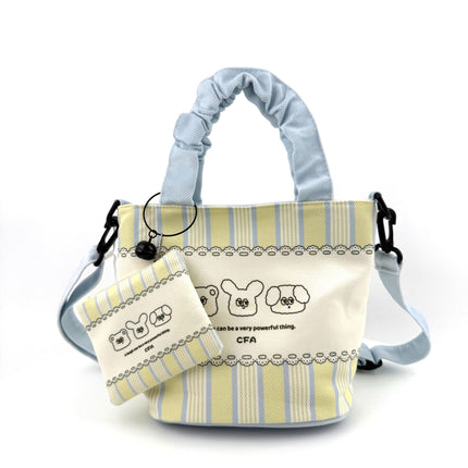 In-Stock New Small Cloth Bag Ins Cute Cartoon Women's Summer Cloth Bag Handbag Casual Tote Bag Upgrade