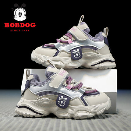 Babudou Children's Shoes for Girls 2026 Spring and Autumn New Fashion Korean Style Trendy Kids' Dad Shoes Girls' Sneakers