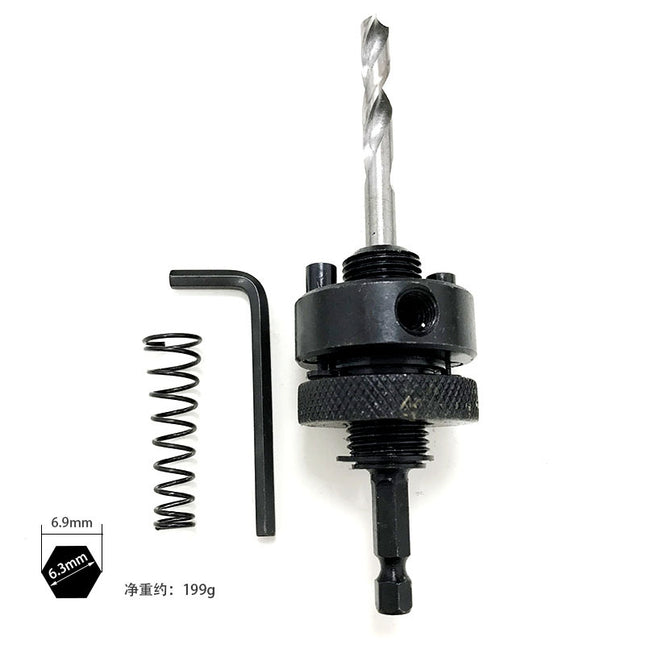 M42 bimetal hole opener connecting rod hand drill 1/4 hexagonal handle 6.3mm9.3mm11mm large head A2 connecting rod