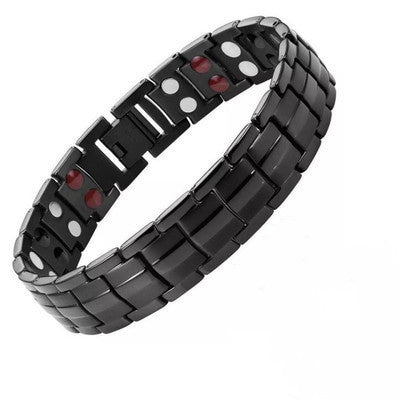 European and American Cross-Border Bracelet Creative Men's Bracelet 15mm Detachable Double Row Magnet Bracelet