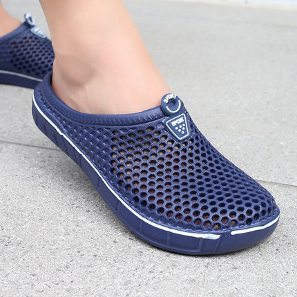 Cross-Border Women's Garden Shoes Clogs Pure Color Item Number 607 Breathable Soft Sole Comfortable Casual Versatile