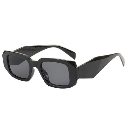 Cross-border new European and American fashion sunglasses personalized angular section sunglasses irregular street box sunglasses