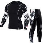 Letter white two-piece set --- non-stop savings! / Xxxl ( 85-95kg )