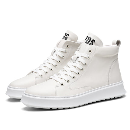 Factory Direct supply new high-top shoes men's fashion personalized zipper gaobang board shoes casual match men's fashion shoes delivery