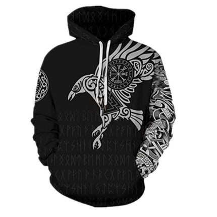 Cross-Border European and American Amazon Men's Animal Scorpion Pullover 3D Digital Printing Hoodie Long-Sleeved Jacket Sweatshirt